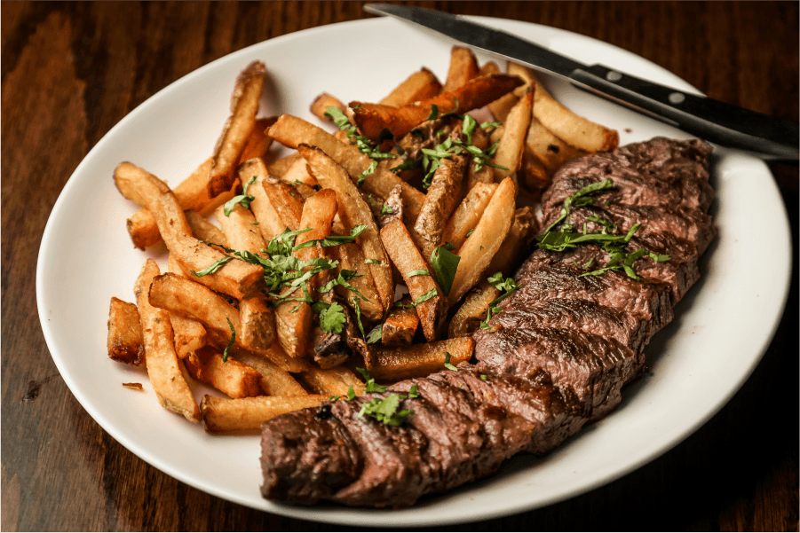 Filé Mignon com Fritas